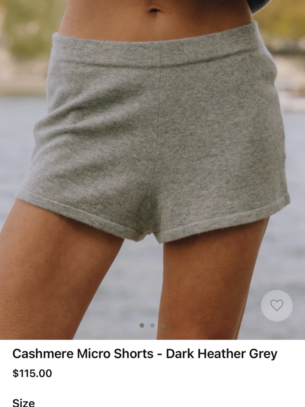 Daily Drills Cashmere Micro Shorts